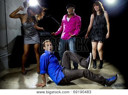 Funky White Boy Dancing