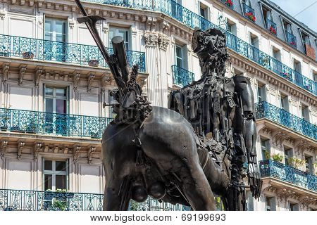 Art Nouveau sculpture The CENTAURE by famous artist CESAR