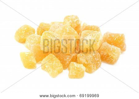 Cubes Of Crystallised Stem Ginger