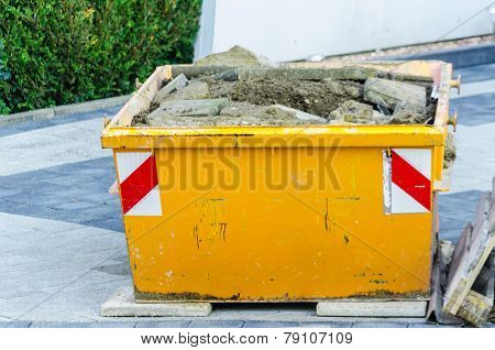 Rubbish Skip, Dumpster Construction Site
