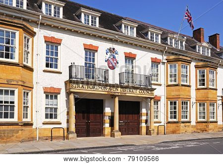 District council building, Stratford-upon-Avon.