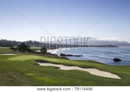 Pebble Beach golf course, Monterey, California, USA