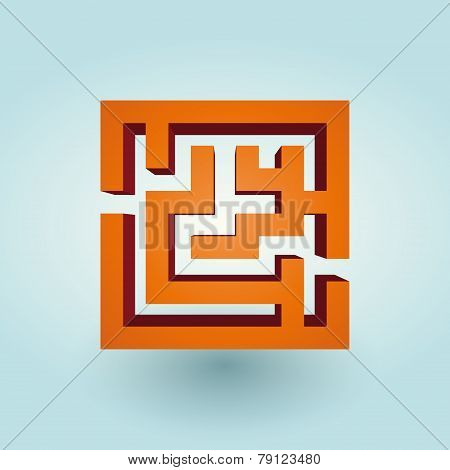 Simple Orange Maze