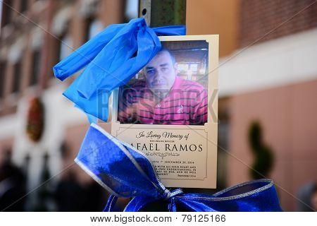Rafael Ramos picture with blue ribbons