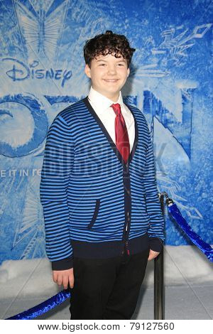 LOS ANGELES - NOV 19: Aedin Mincks at the premiere of Walt Disney Animation Studios' 'Frozen' at the El Capitan Theater on November 19, 2013 in Los Angeles, CA