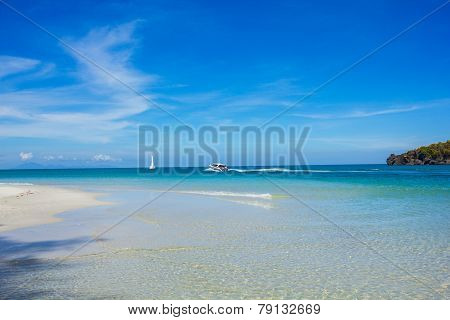 The Beach And Tropical Sea