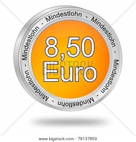 8,50 Euro minimum wage - in german