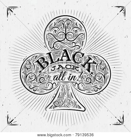 Clubs black jack