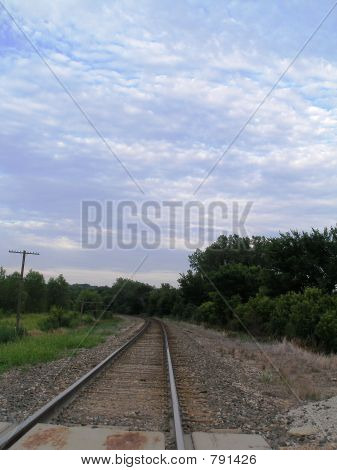 Railroad durch den Wald