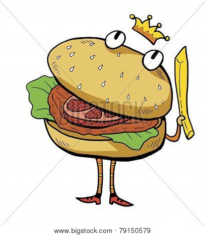 Burger Cartoon
