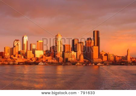 Seattle günbatımı