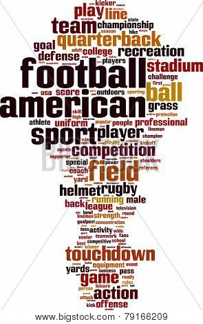 American Football Word Cloud