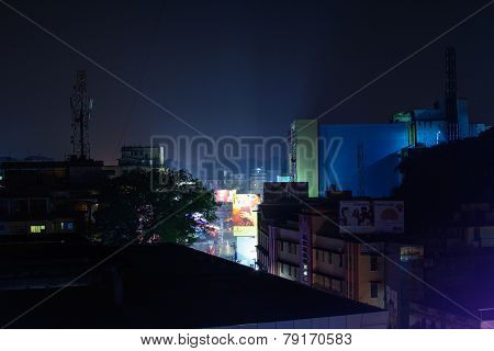 Mangalore City at night
