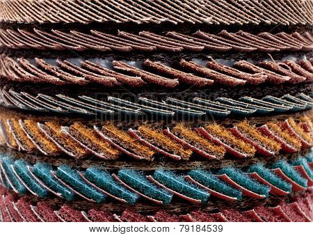 Flap Grind Abrasive Discs Background