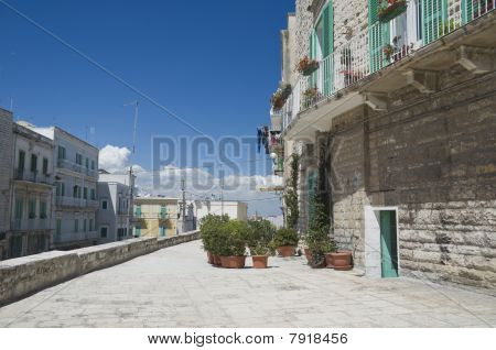 Plataforma de observación. Monopoli. Apulia.