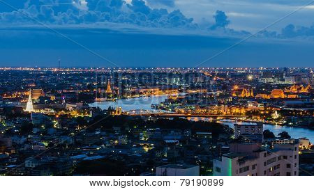 Panorama Bangkok Cityscape
