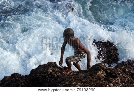 A fisherman