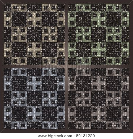 Samless pattern with geometric designs