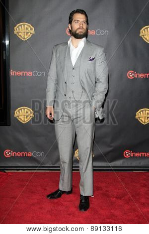 LAS VEGAS - APR 21:  Henry Cavill at the Warner Brothers 2015 Presentation at Cinemacon at the Caesars Palace on April 21, 2015 in Las Vegas, CA