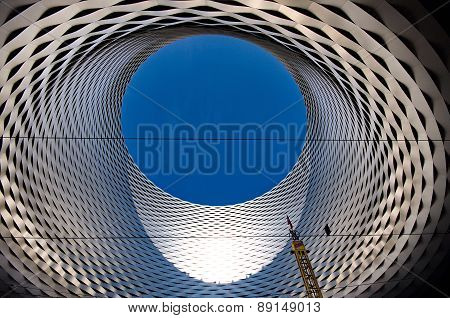 Basel, Switzerland - November 01 2014: Exhibition Center In The Old Town Of Basel In Switzerland