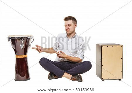 Djembe Cajon And The Guy