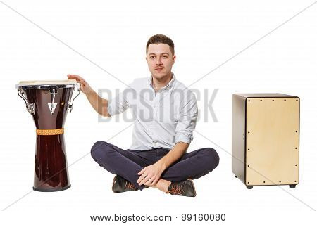 Man Chooses Djembe