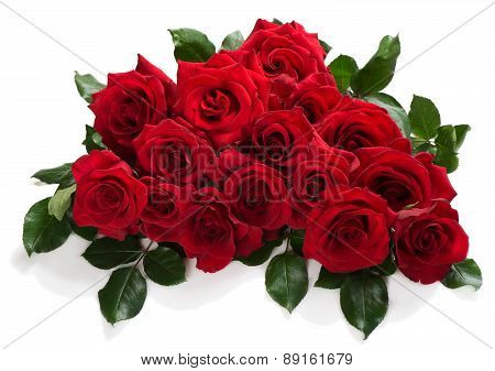 Big Bouquet Of Red Roses