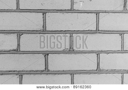 Old White Brick Wall
