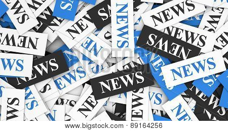 News Sign On Paper Concept
