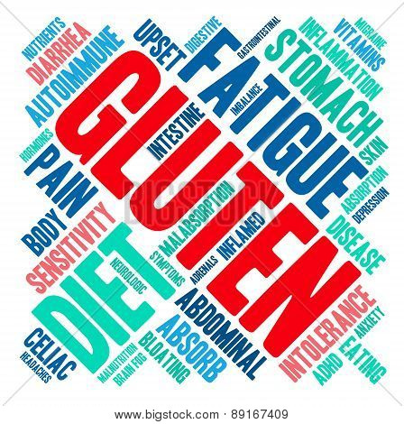 Gluten Word Cloud