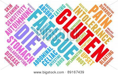 Gluten Word Cloud
