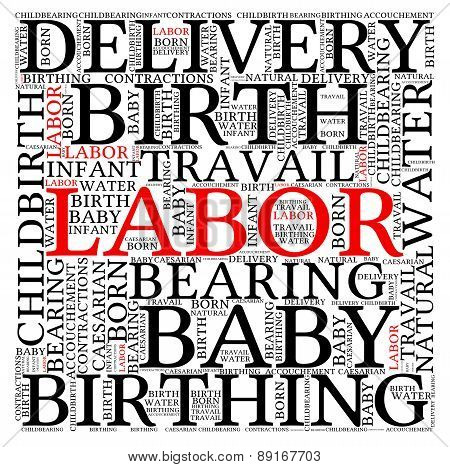 Labor and Birth Word Cloud