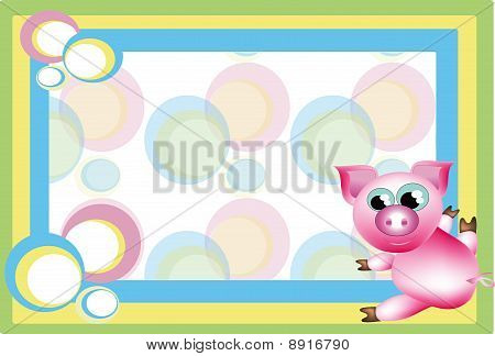 Frame mit Schwein.