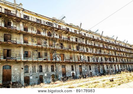 The Old Structures Of The Port Of Trieste