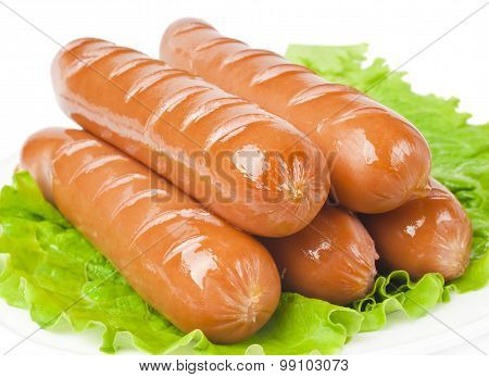 Close up of sausage