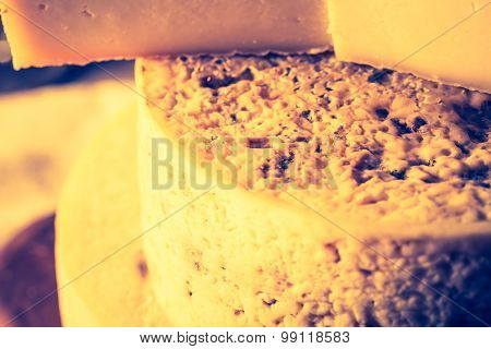 Vintage Photo Of Still Life With French Goat Cheese