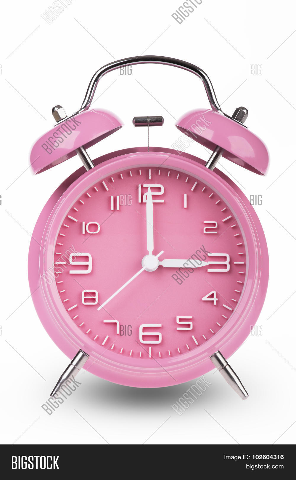 Pink Alarm Clock Hands Image & Photo (Free Trial) Bigstock