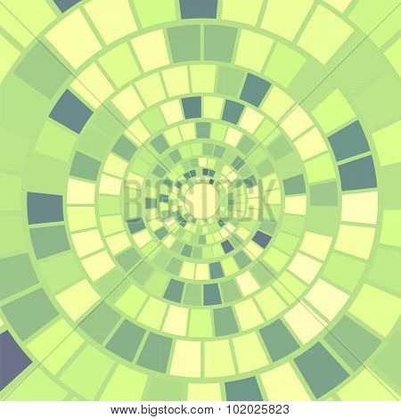 Abstract Green Mosaic Background