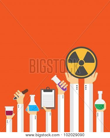 Flat chemical card