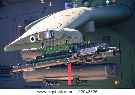 Rockets On Helicopter