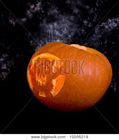 Carved pumpkin
