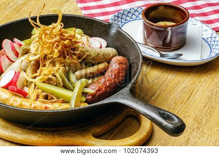 sausages in the bar