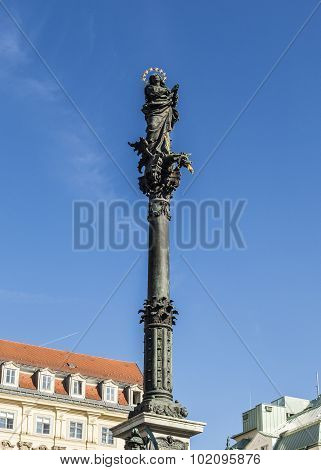 Marian Column In Vienna Am Hof