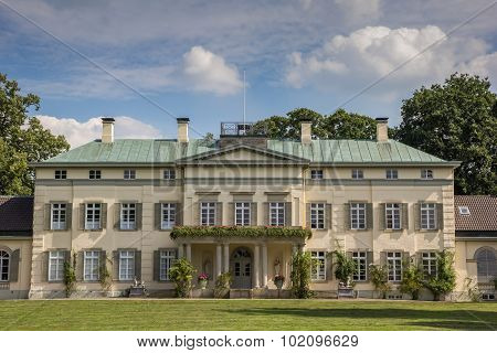 Front Of The Rastede Castle In Lower Saxony