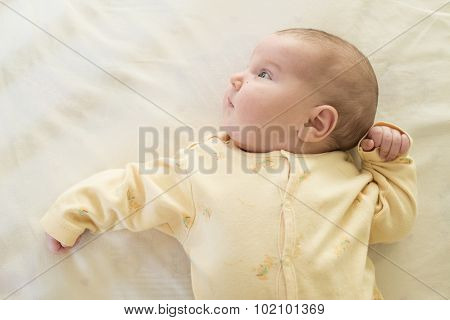 Baby In A Baby Bed