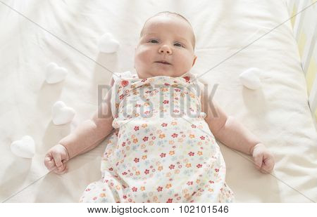 Baby In A Baby Bed