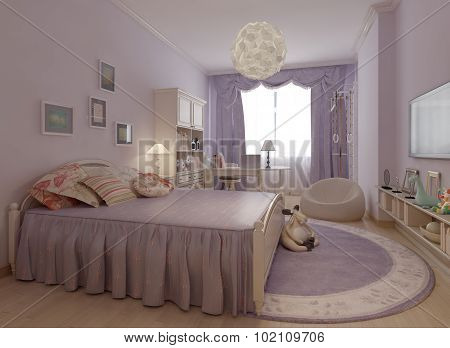 Bedroom In Provence Style