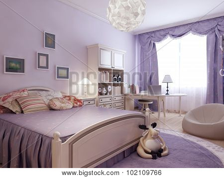 Comfort Bedroom For Teenager Girl