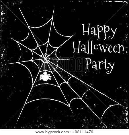 Happy Halloween Typographical Background