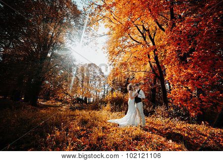 beautiful couple walking